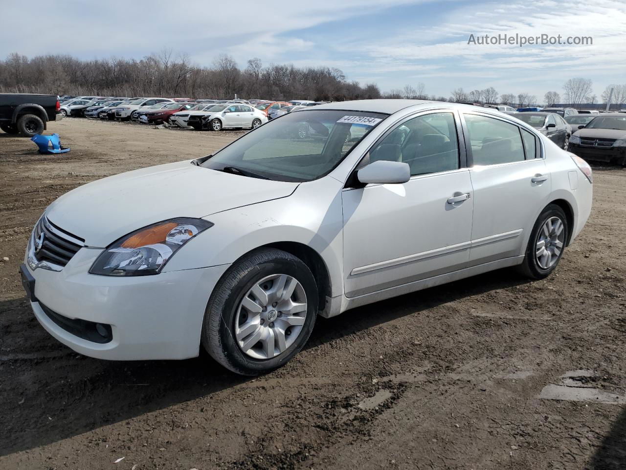 2009 Nissan Altima 2.5 White vin: 1N4AL21E29N480341