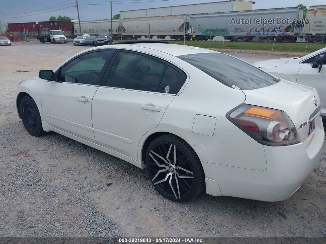 2009 Nissan Altima 2.5 S White vin: 1N4AL21E29N554387