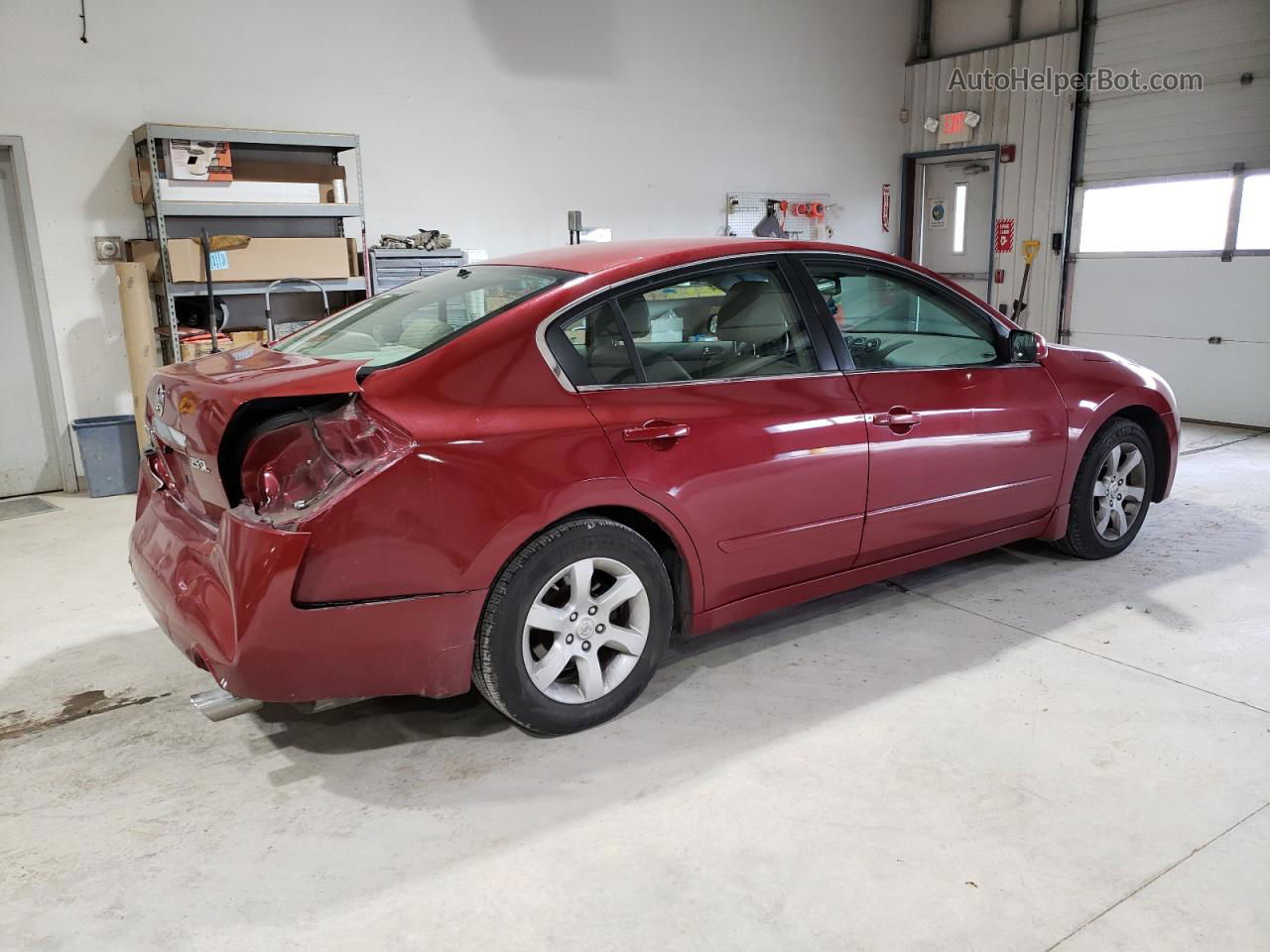 2008 Nissan Altima 2.5 Red vin: 1N4AL21E38C156521