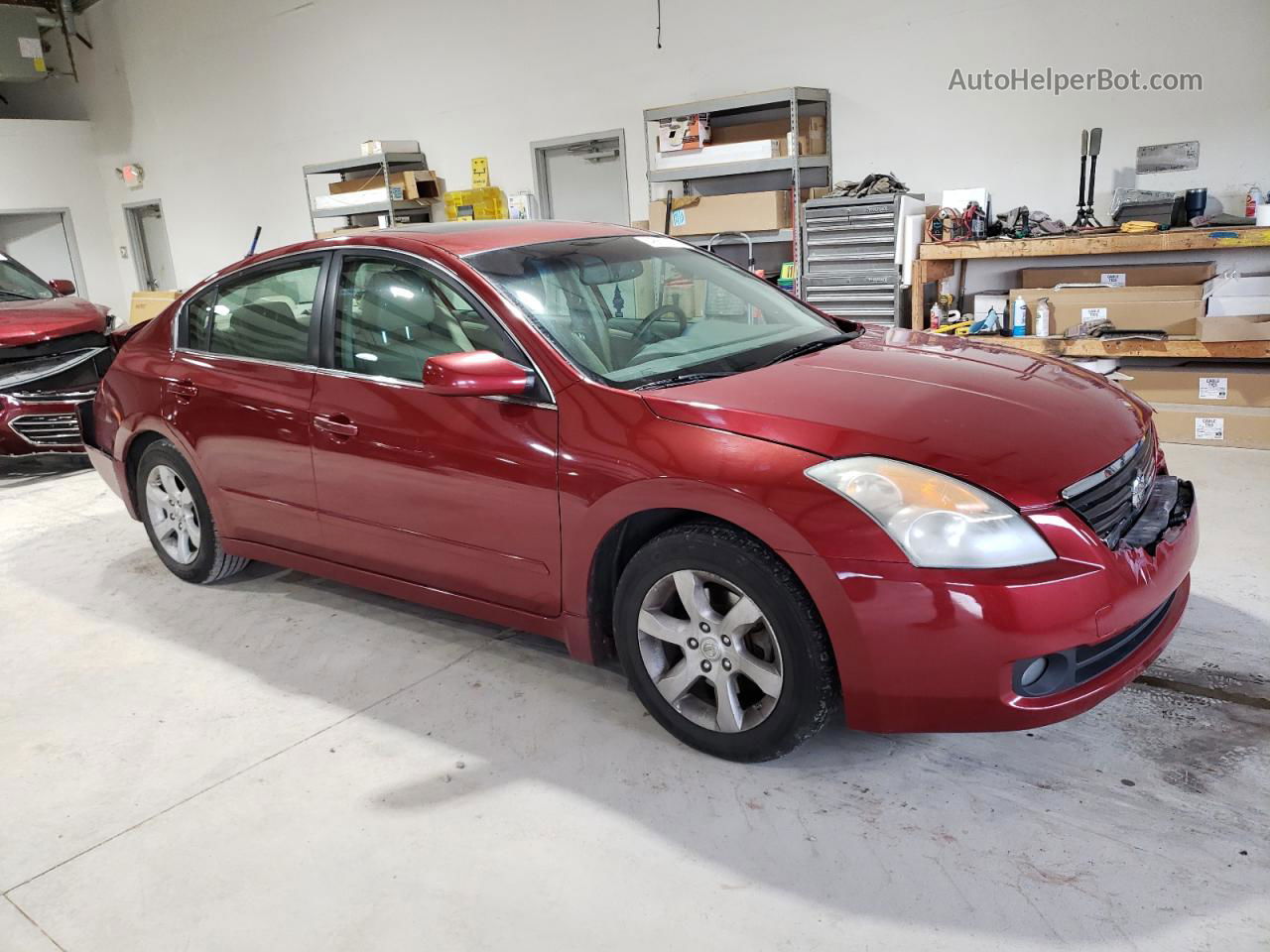 2008 Nissan Altima 2.5 Красный vin: 1N4AL21E38C156521