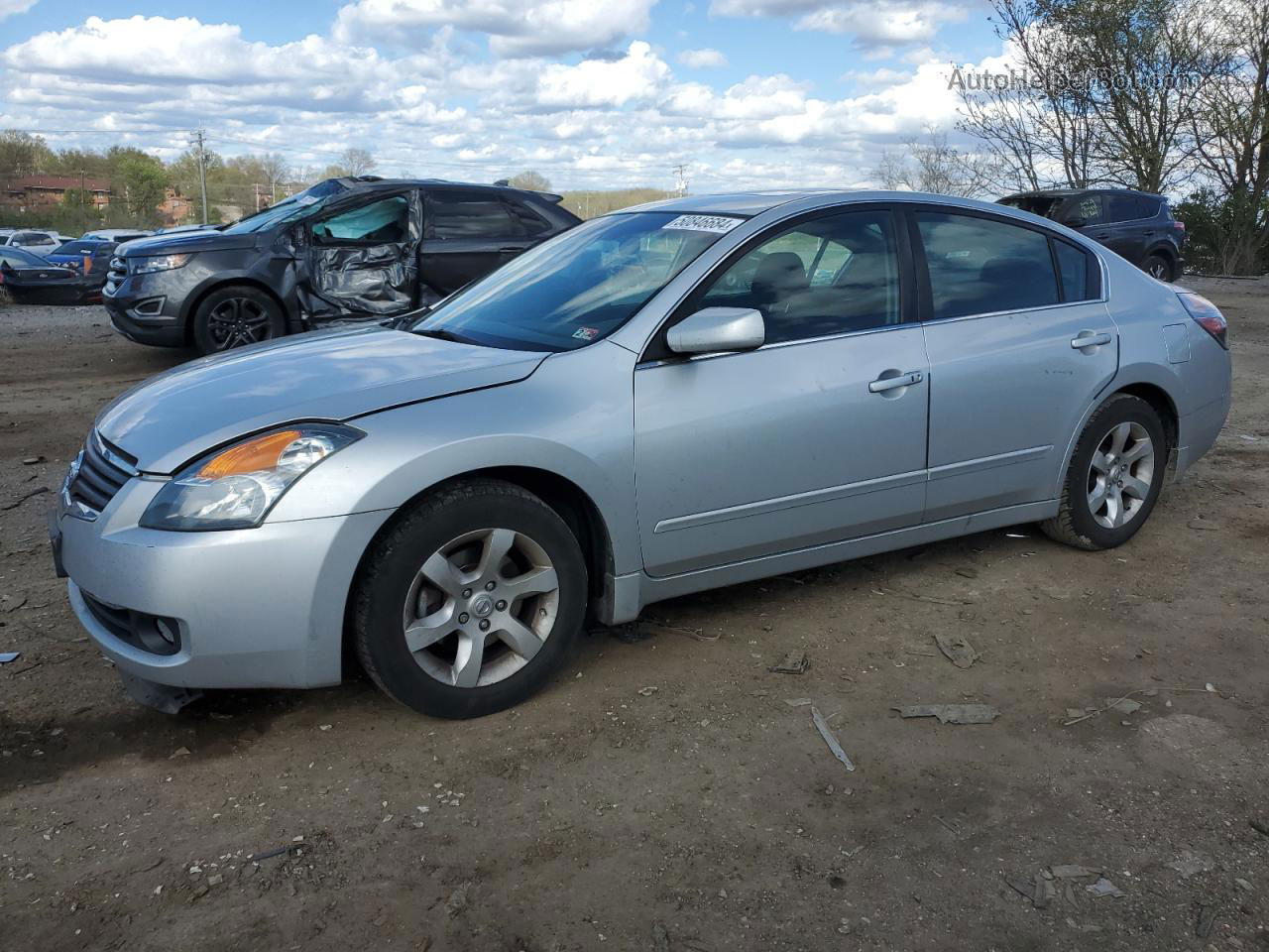 2008 Nissan Altima 2.5 Серебряный vin: 1N4AL21E38C286203