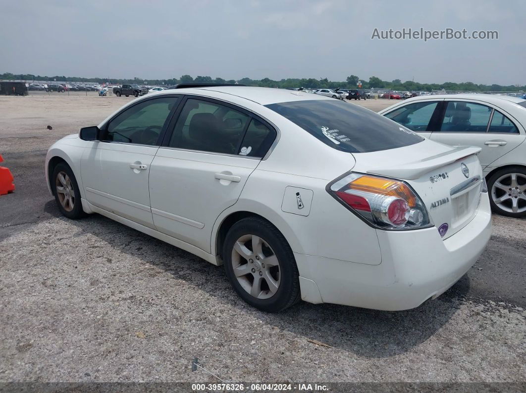 2008 Nissan Altima 2.5 S White vin: 1N4AL21E38N407624