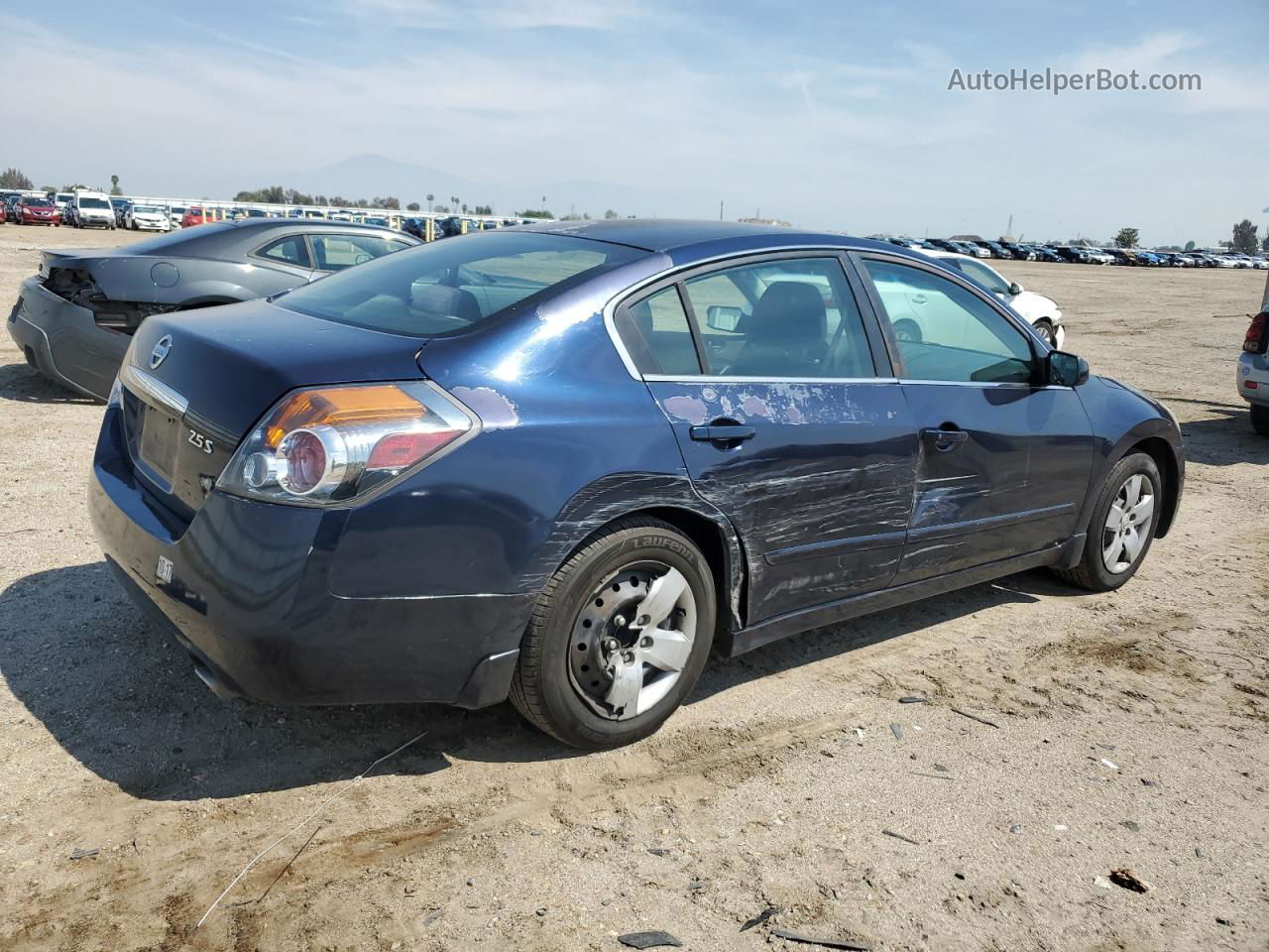 2008 Nissan Altima 2.5 Blue vin: 1N4AL21E38N446567