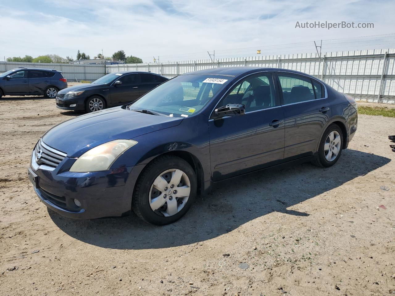 2008 Nissan Altima 2.5 Blue vin: 1N4AL21E38N446567