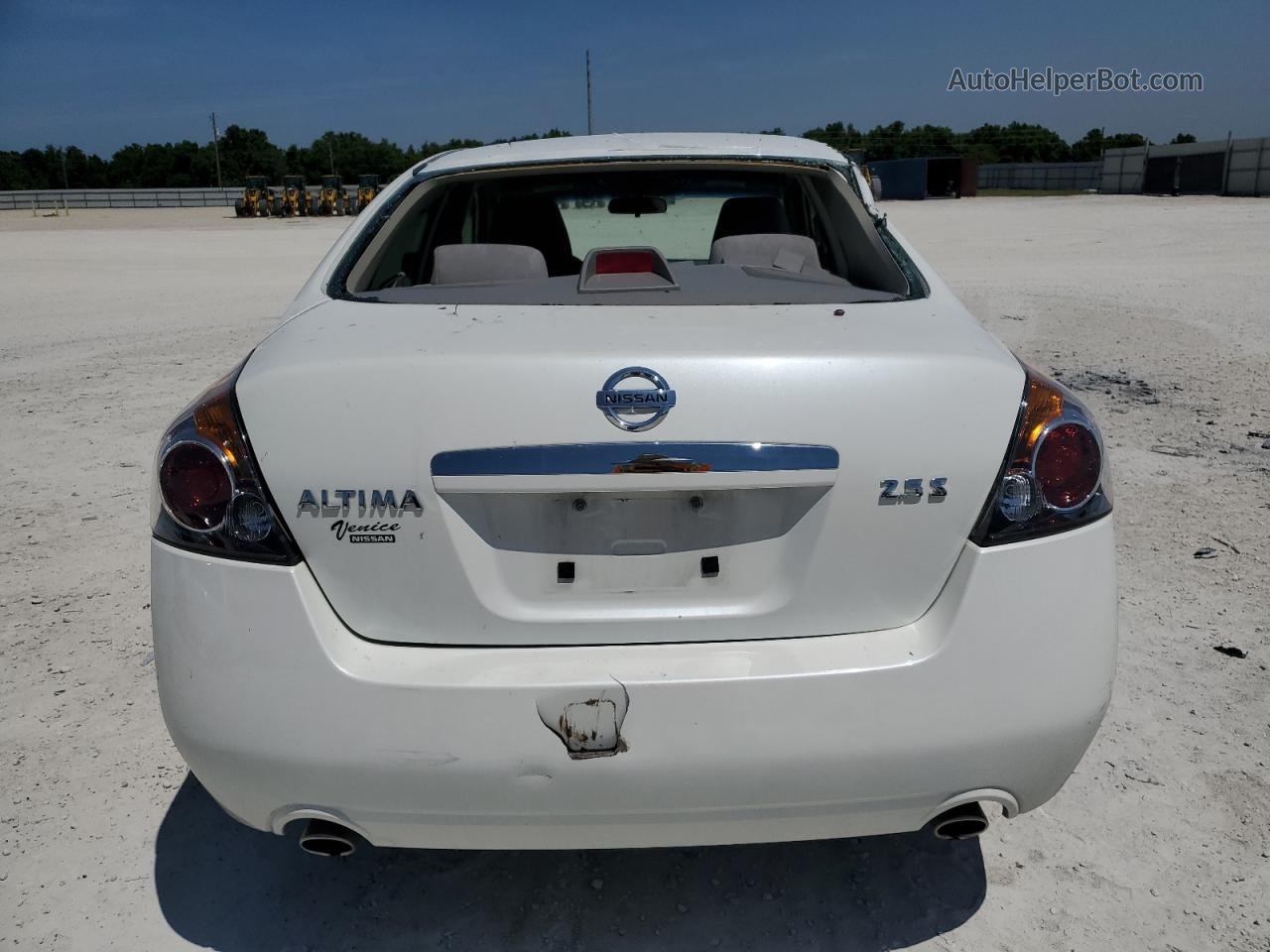2008 Nissan Altima 2.5 White vin: 1N4AL21E38N467144