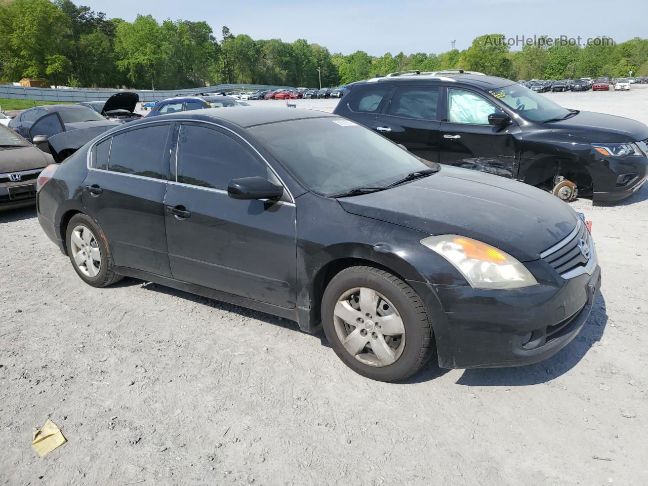 2008 Nissan Altima 2.5 Black vin: 1N4AL21E38N560701