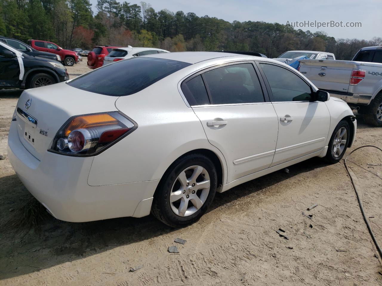 2009 Nissan Altima 2.5 White vin: 1N4AL21E39C168377