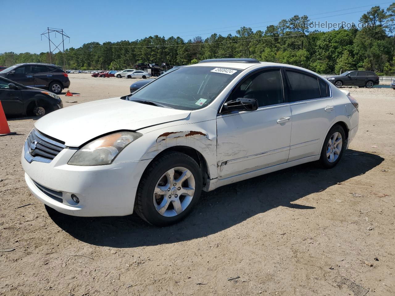 2009 Nissan Altima 2.5 White vin: 1N4AL21E39N441175