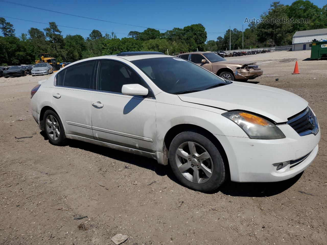 2009 Nissan Altima 2.5 White vin: 1N4AL21E39N441175