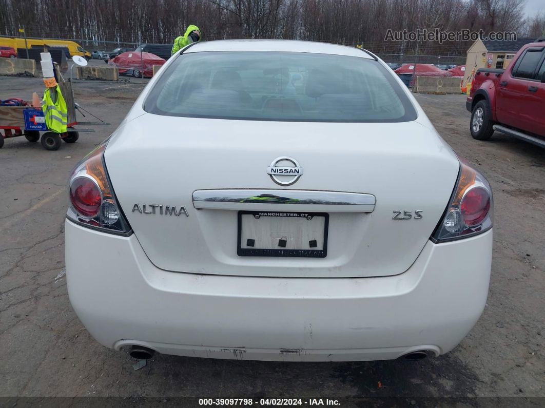 2009 Nissan Altima 2.5 S White vin: 1N4AL21E39N524248