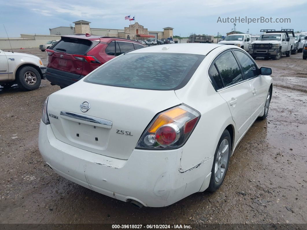 2008 Nissan Altima 2.5 S White vin: 1N4AL21E48N554325