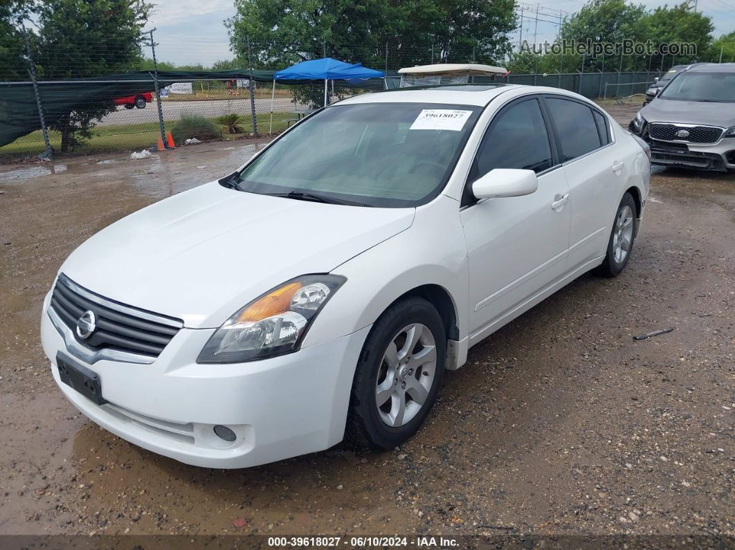 2008 Nissan Altima 2.5 S White vin: 1N4AL21E48N554325