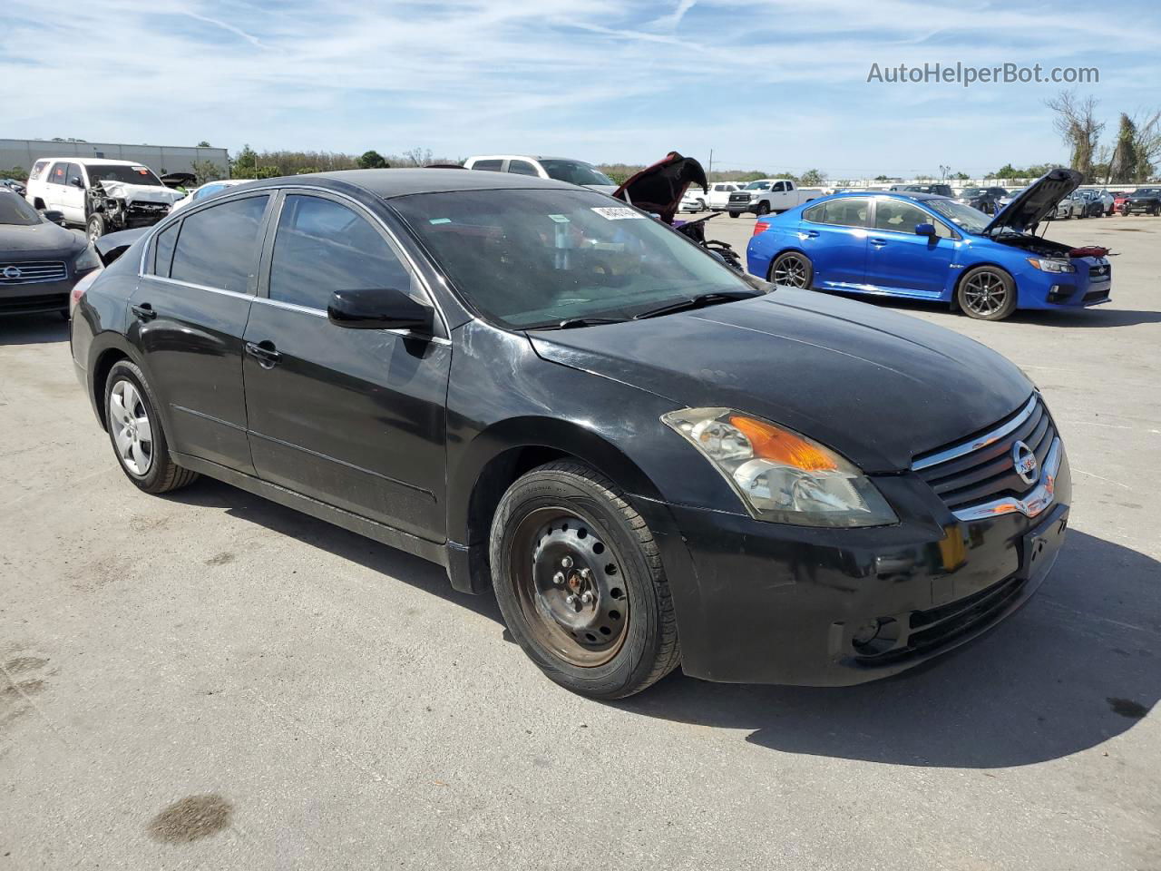 2008 Nissan Altima 2.5 Black vin: 1N4AL21E58C126498