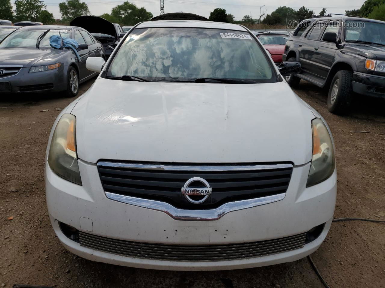 2008 Nissan Altima 2.5 White vin: 1N4AL21E58N402652