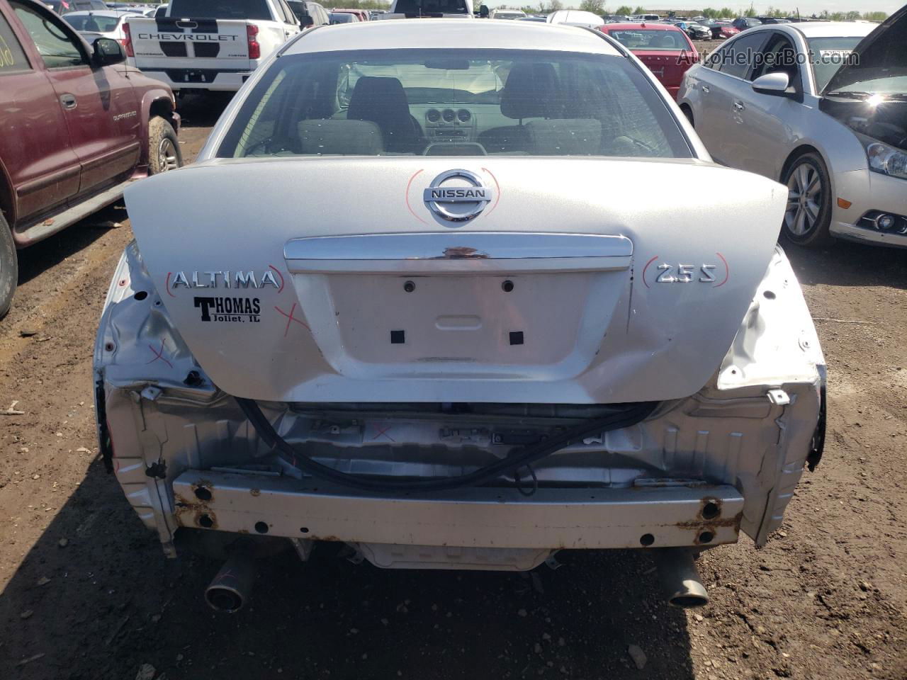 2008 Nissan Altima 2.5 Silver vin: 1N4AL21E58N506686