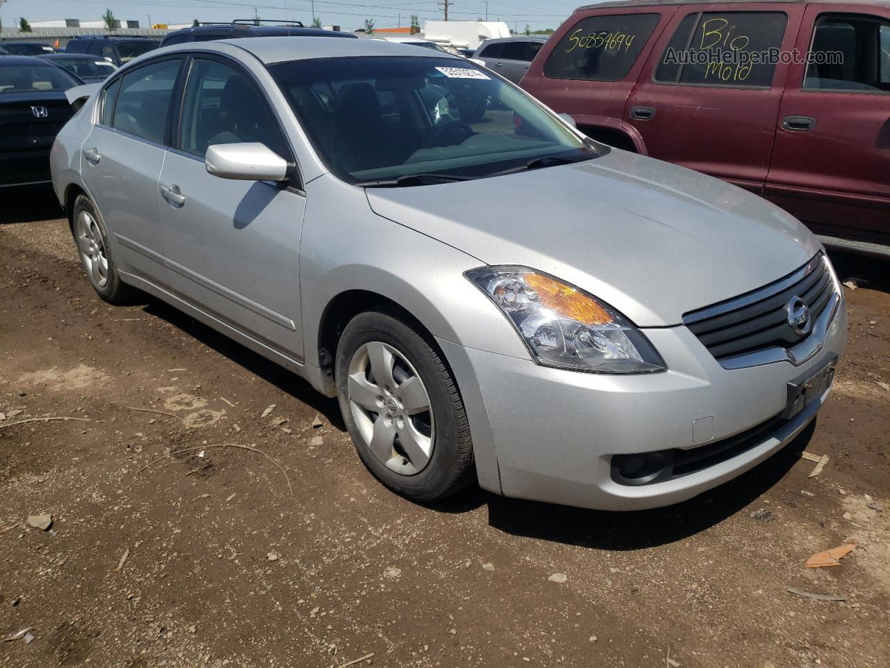 2008 Nissan Altima 2.5 Silver vin: 1N4AL21E58N506686