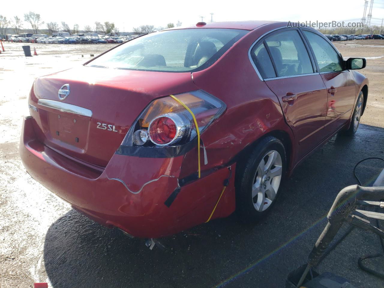 2009 Nissan Altima 2.5 Red vin: 1N4AL21E59C147997