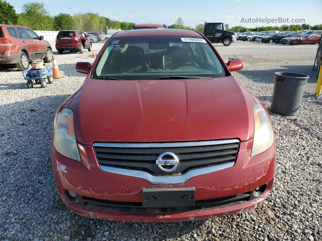 2009 Nissan Altima 2.5 Red vin: 1N4AL21E59N504695