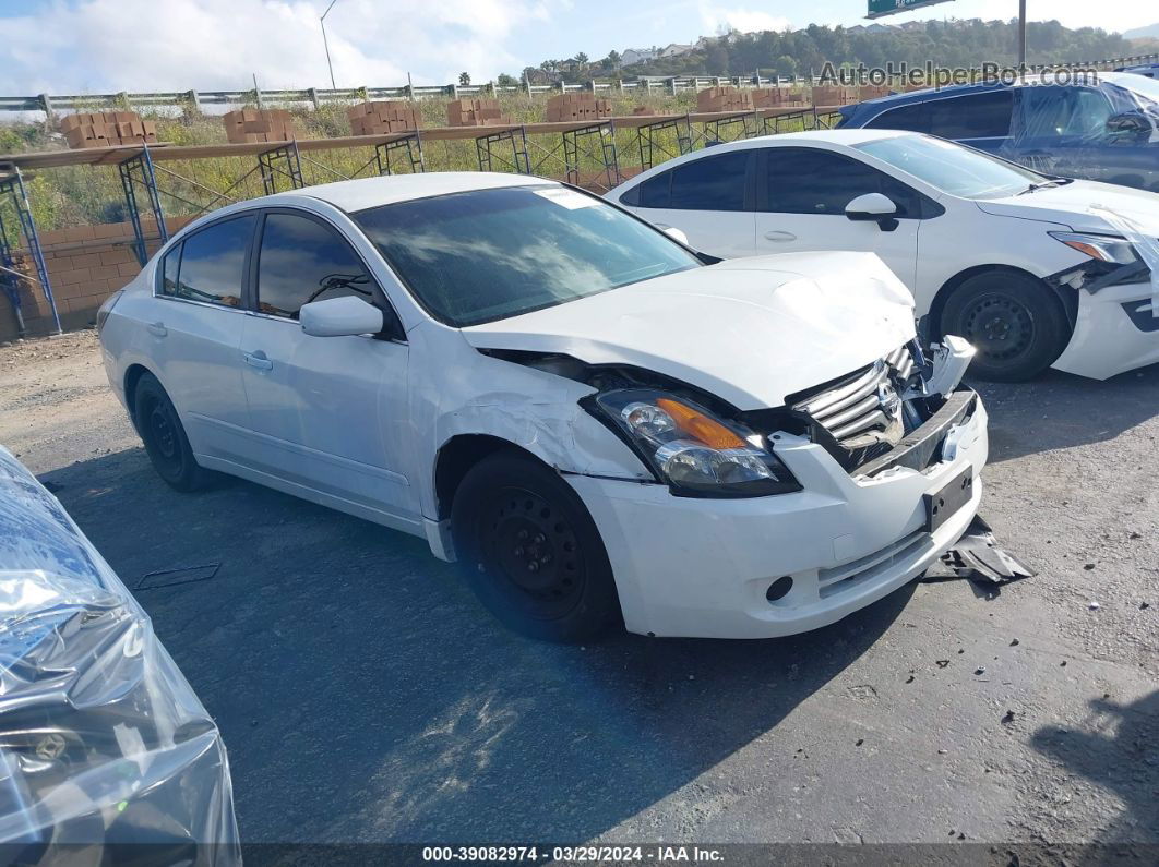 2009 Nissan Altima 2.5 S White vin: 1N4AL21E59N543724