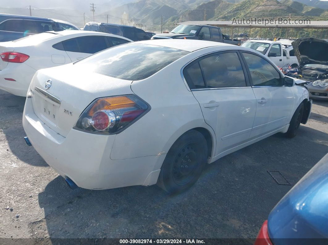 2009 Nissan Altima 2.5 S White vin: 1N4AL21E59N543724