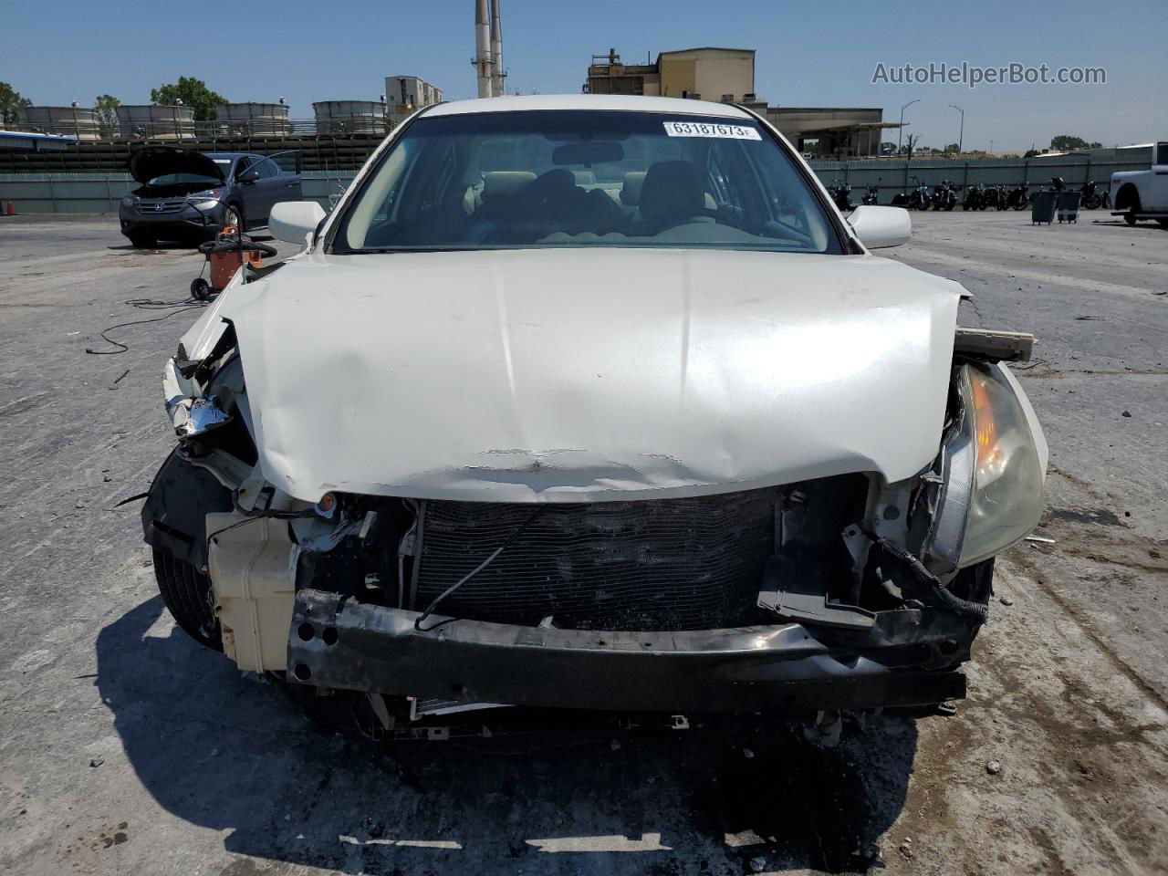 2009 Nissan Altima 2.5 White vin: 1N4AL21E59N545084