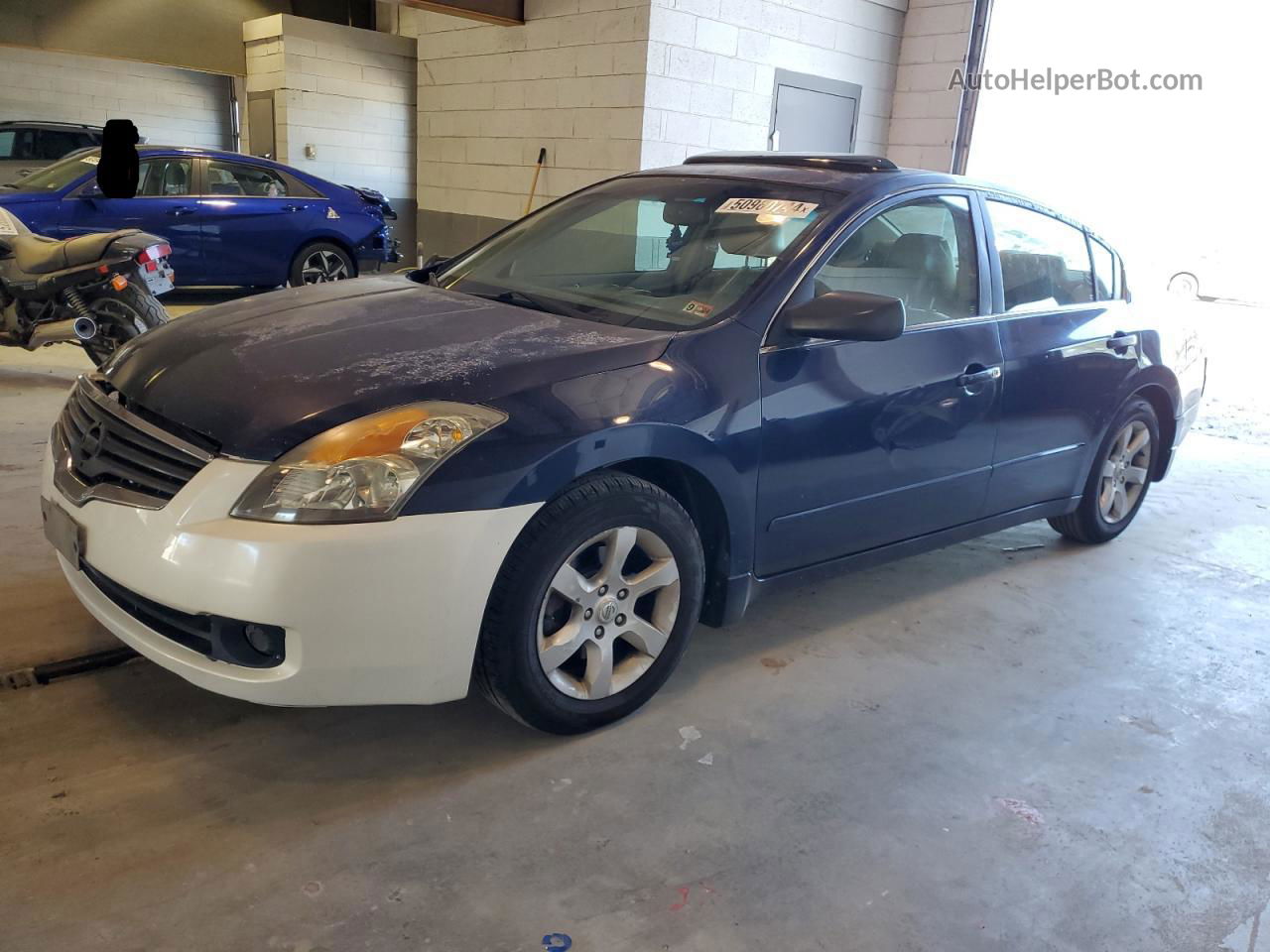 2008 Nissan Altima 2.5 Blue vin: 1N4AL21E68C223368