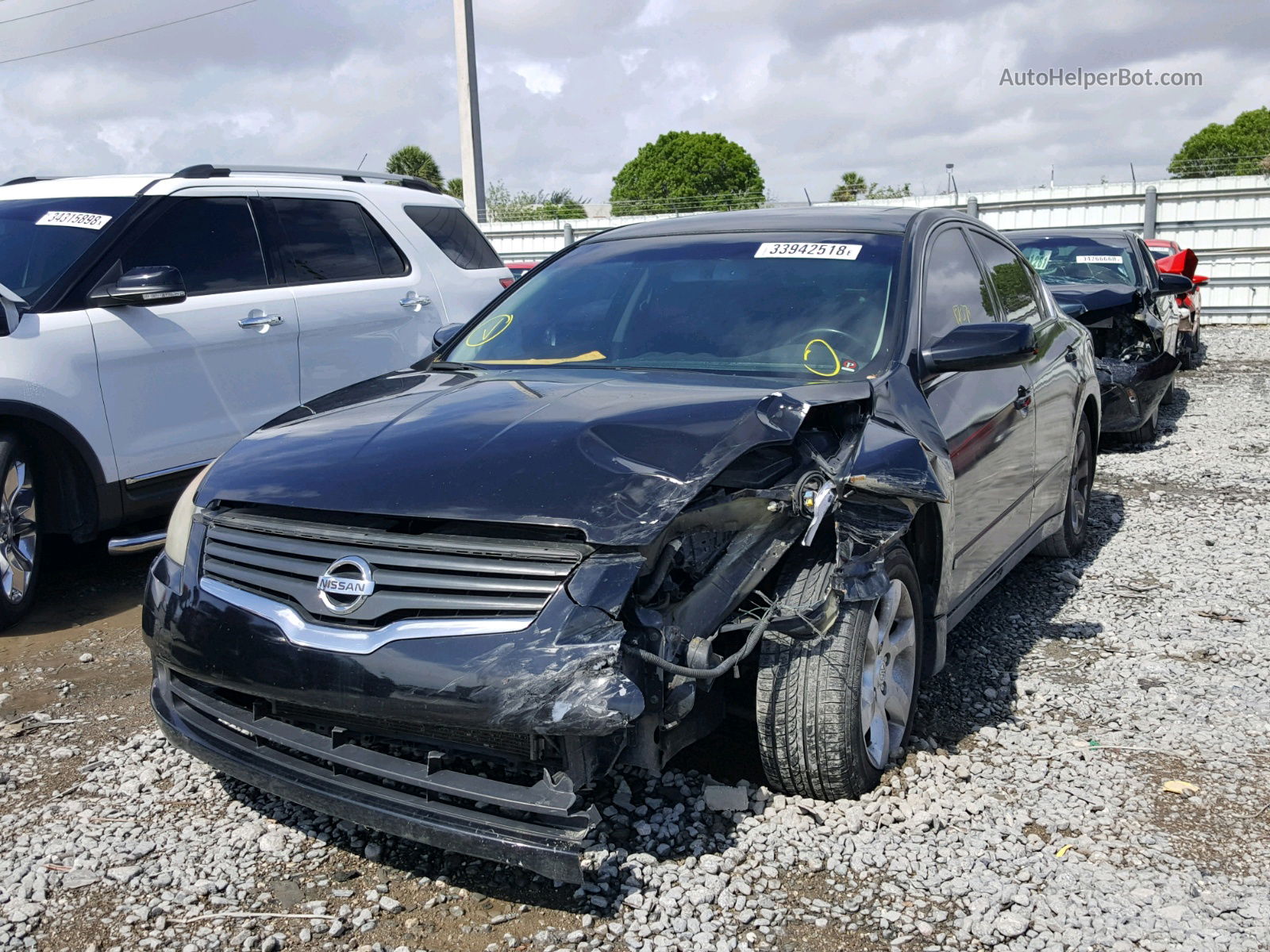 2008 Nissan Altima 2.5 Black vin: 1N4AL21E68C270576