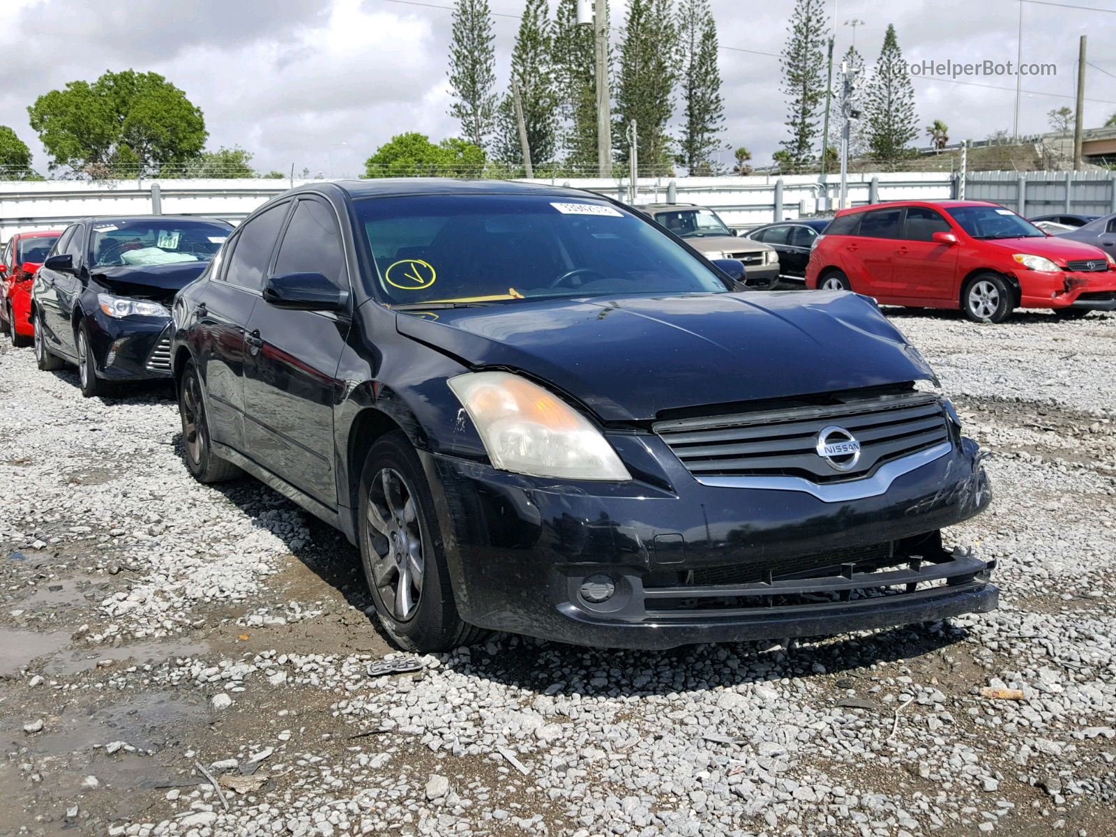 2008 Nissan Altima 2.5 Black vin: 1N4AL21E68C270576