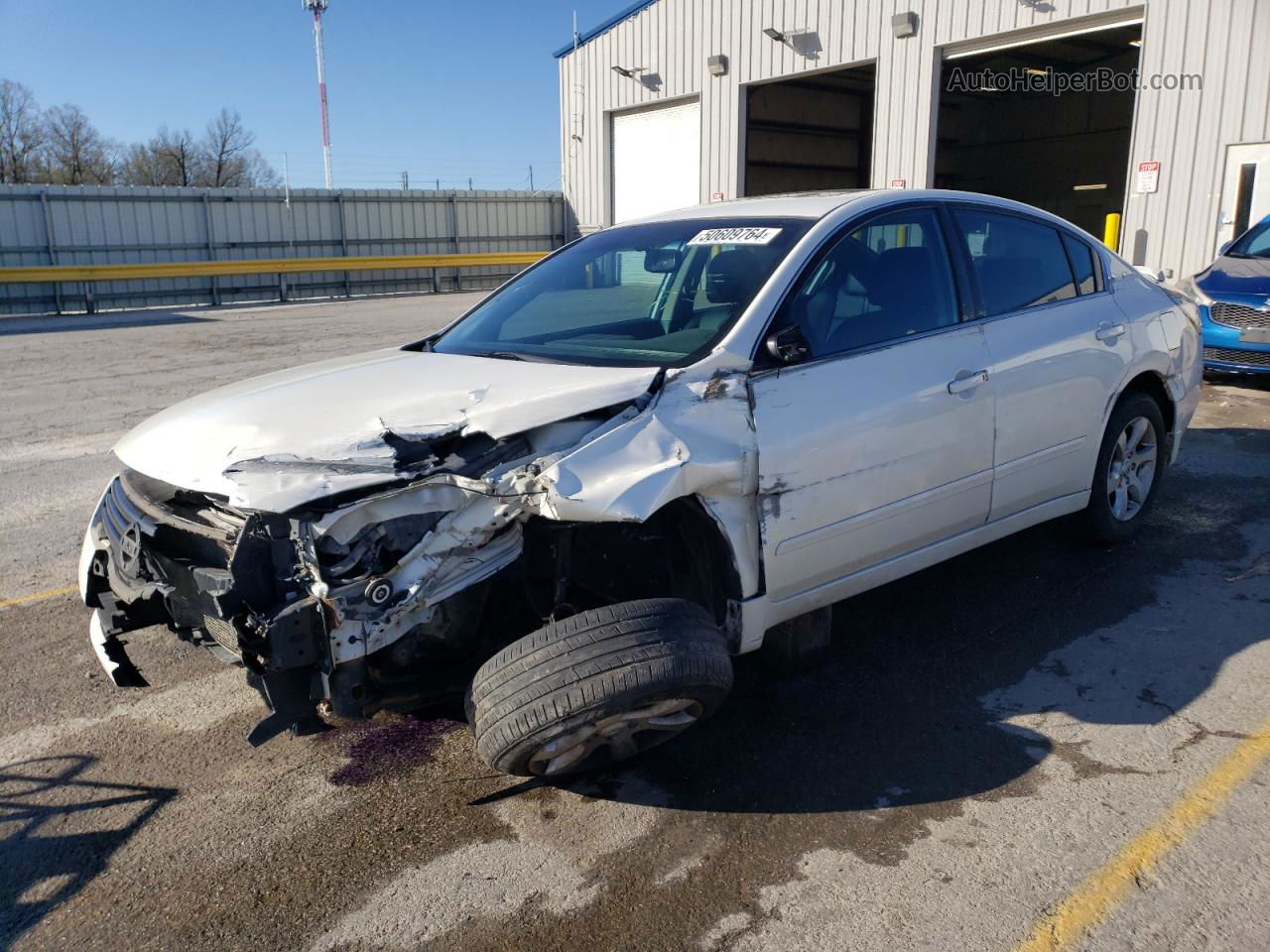 2008 Nissan Altima 2.5 White vin: 1N4AL21E68N510293