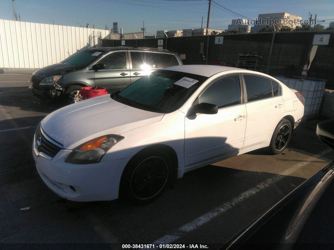 2008 Nissan Altima 2.5 S White vin: 1N4AL21E68N525229