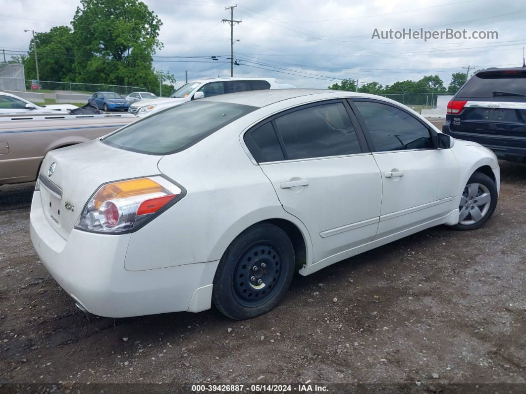 2008 Nissan Altima 2.5 S White vin: 1N4AL21E68N537560