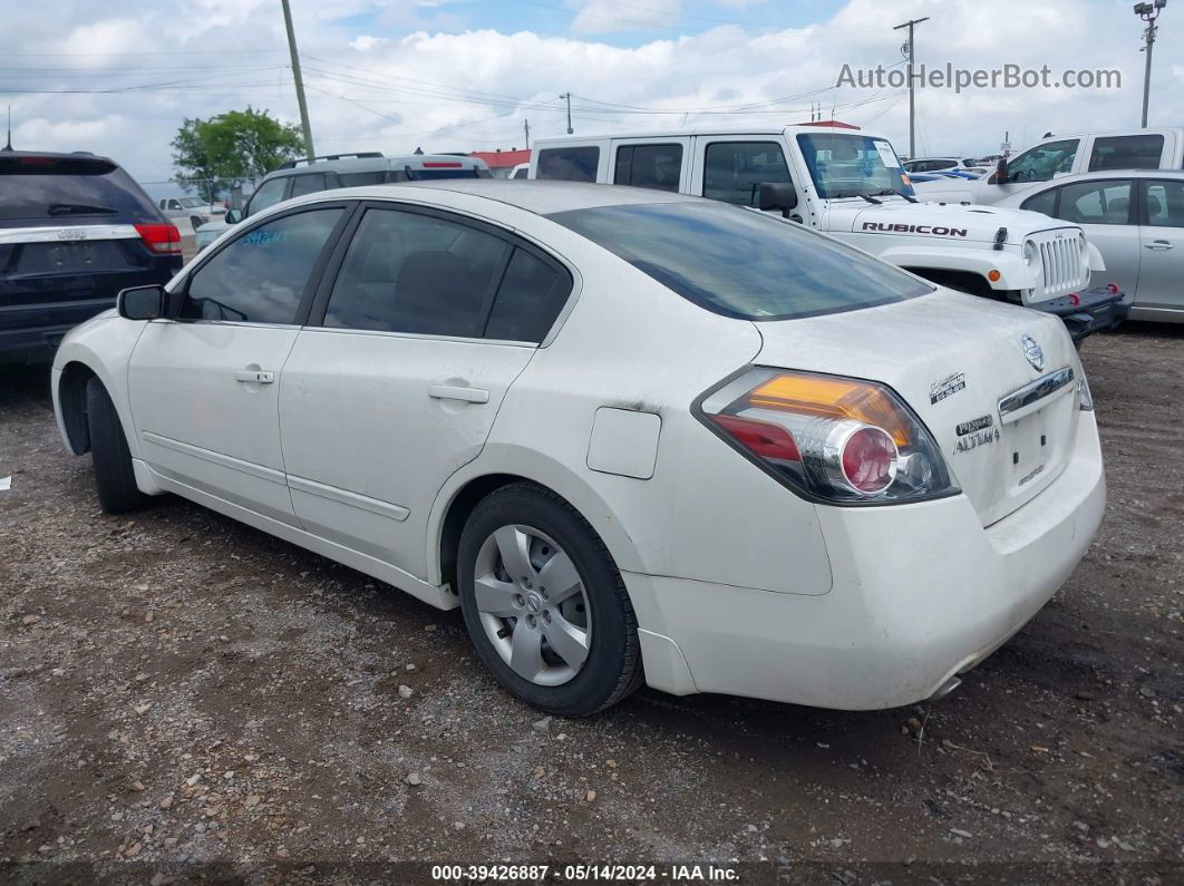 2008 Nissan Altima 2.5 S White vin: 1N4AL21E68N537560