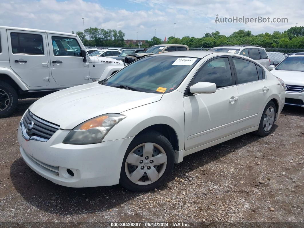 2008 Nissan Altima 2.5 S White vin: 1N4AL21E68N537560