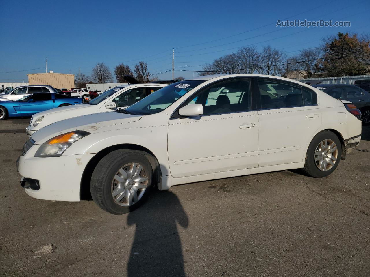 2009 Nissan Altima 2.5 White vin: 1N4AL21E69N402483