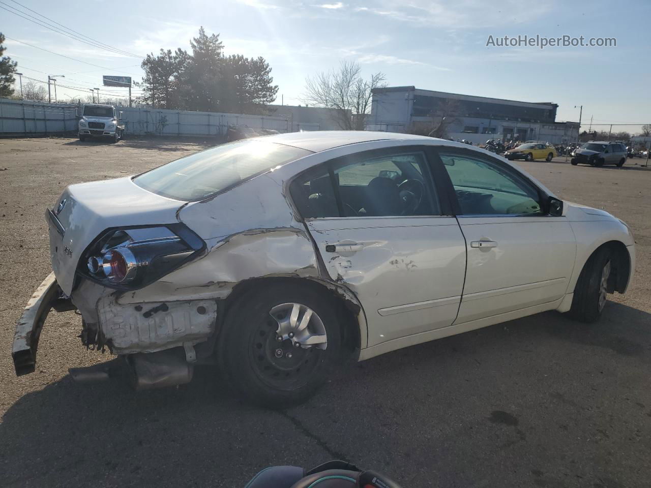 2009 Nissan Altima 2.5 White vin: 1N4AL21E69N402483