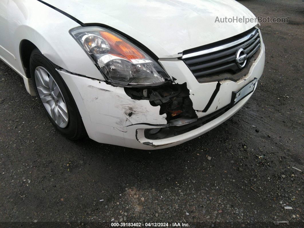 2009 Nissan Altima 2.5 S White vin: 1N4AL21E69N444569