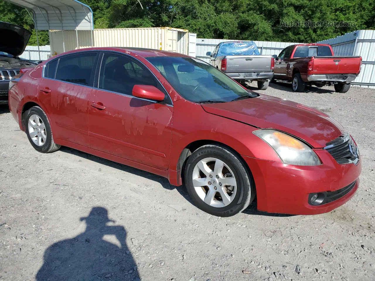 2009 Nissan Altima 2.5 Red vin: 1N4AL21E69N543005