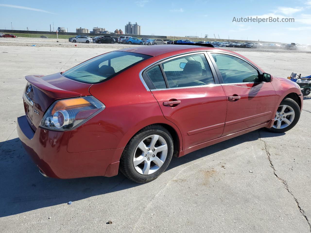 2008 Nissan Altima 2.5 Red vin: 1N4AL21E78N452193