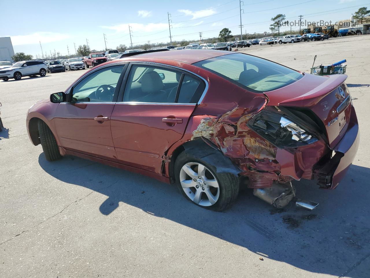 2008 Nissan Altima 2.5 Red vin: 1N4AL21E78N452193