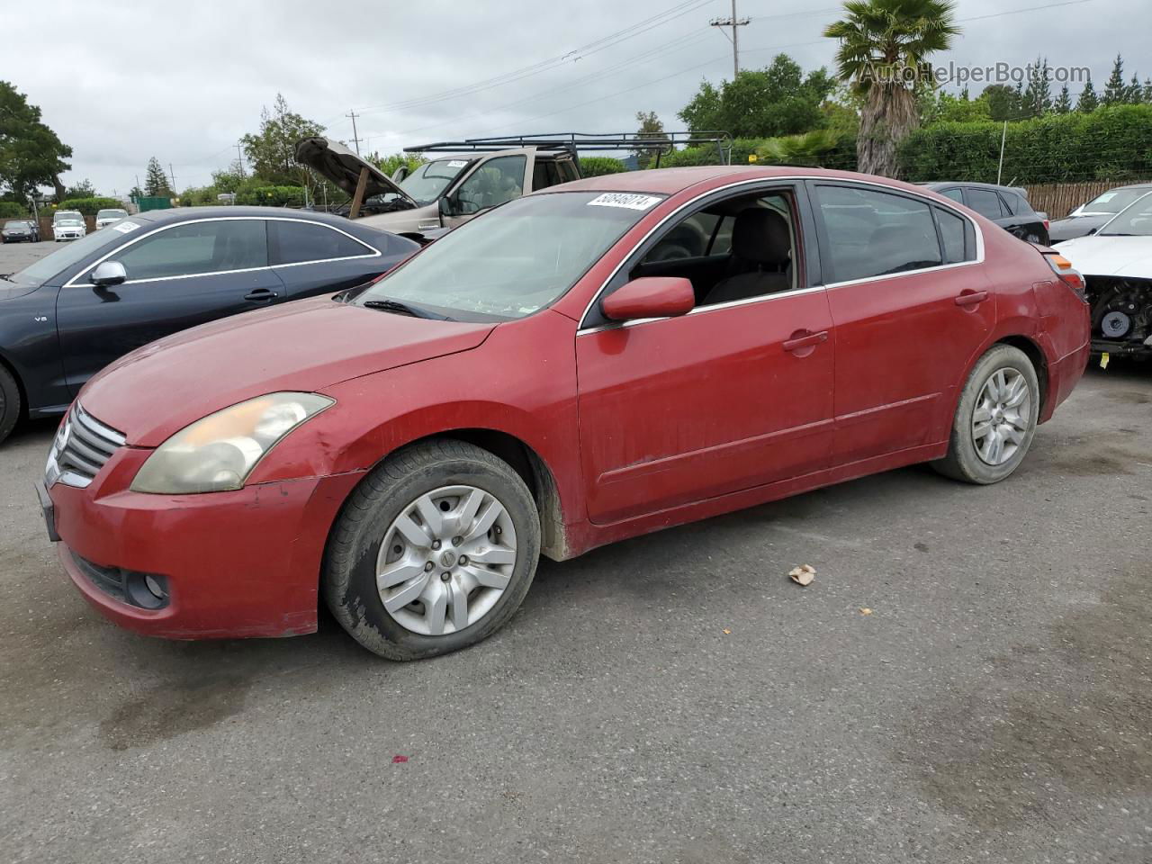 2009 Nissan Altima 2.5 Красный vin: 1N4AL21E79N443043