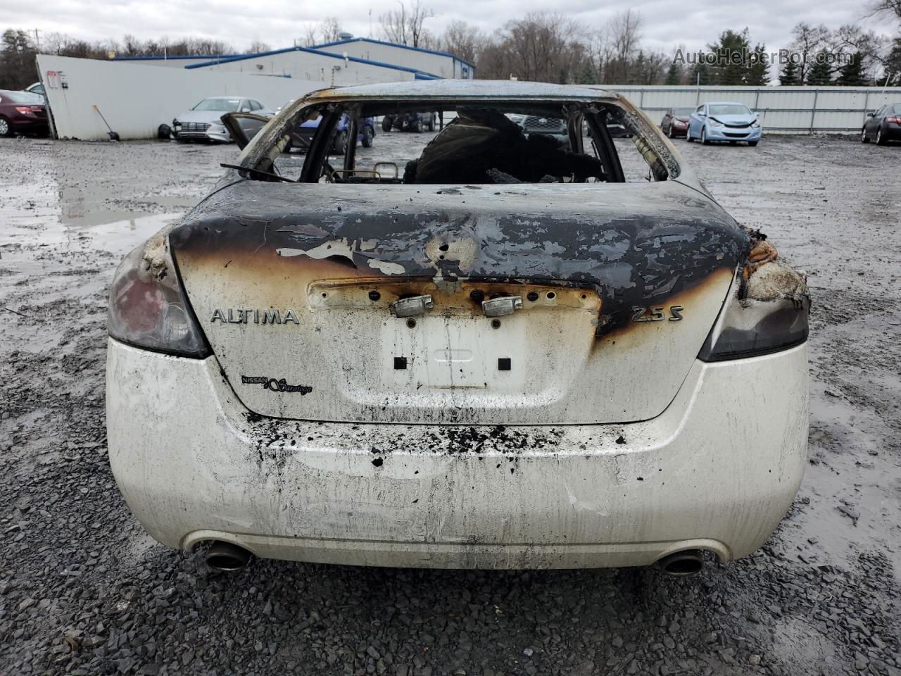 2009 Nissan Altima 2.5 White vin: 1N4AL21E79N448453