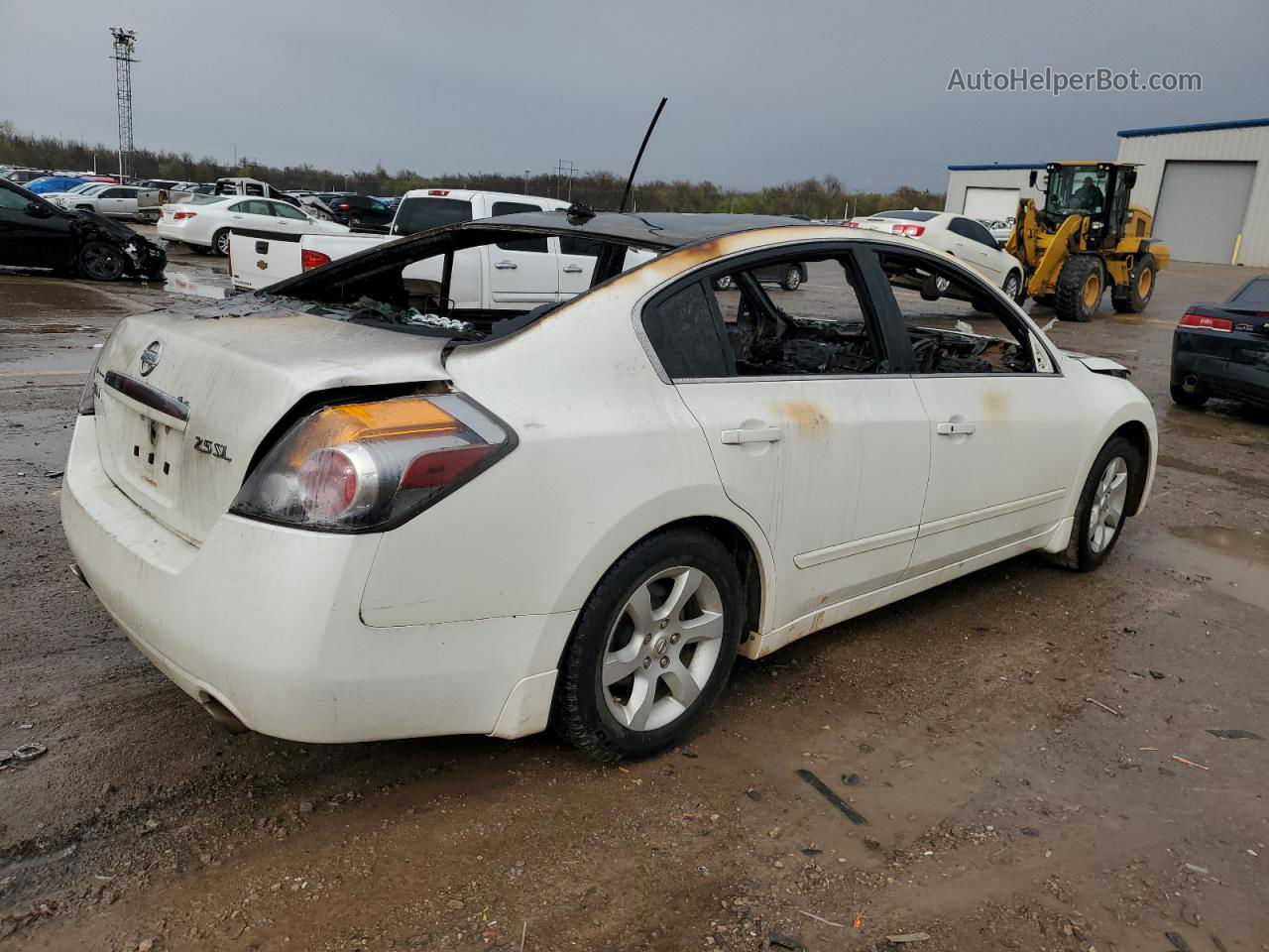 2009 Nissan Altima 2.5 White vin: 1N4AL21E79N552229