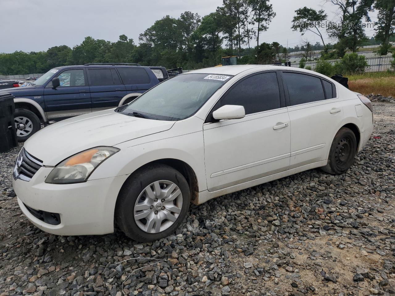 2009 Nissan Altima 2.5 White vin: 1N4AL21E89N425716