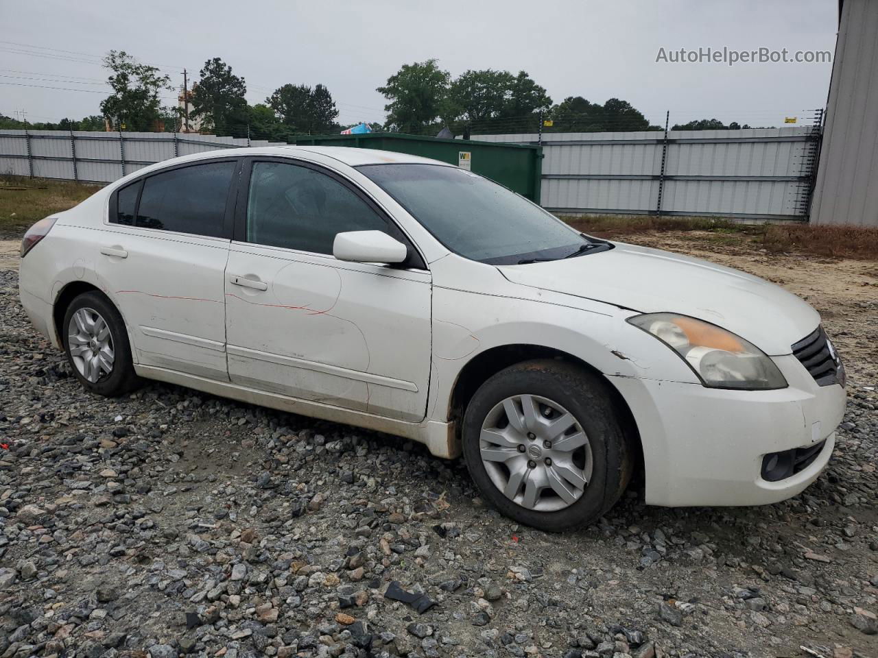 2009 Nissan Altima 2.5 White vin: 1N4AL21E89N425716