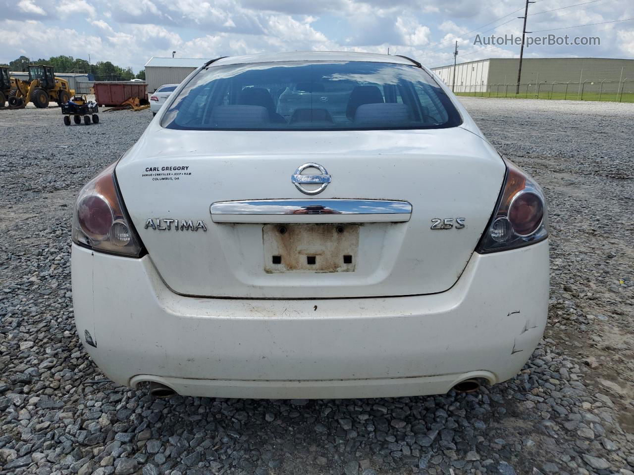 2009 Nissan Altima 2.5 White vin: 1N4AL21E89N477024