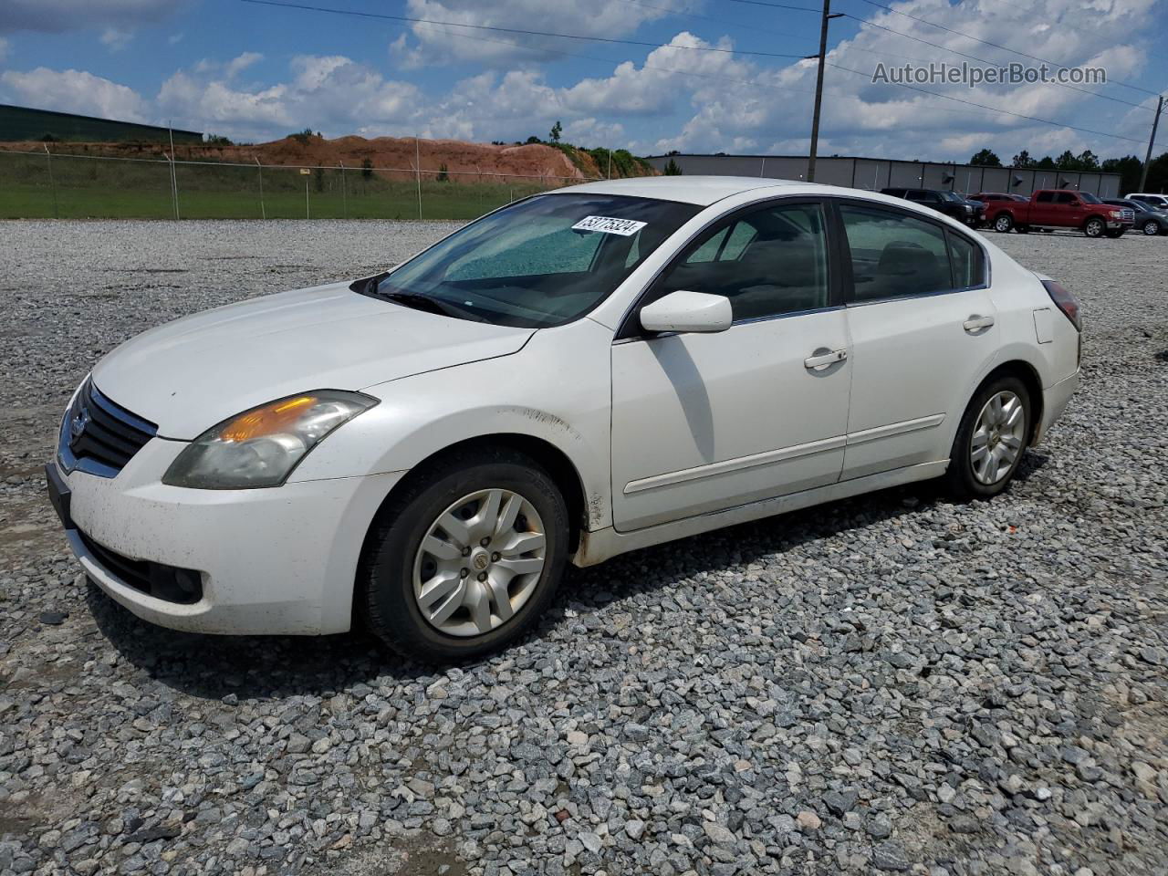 2009 Nissan Altima 2.5 White vin: 1N4AL21E89N477024