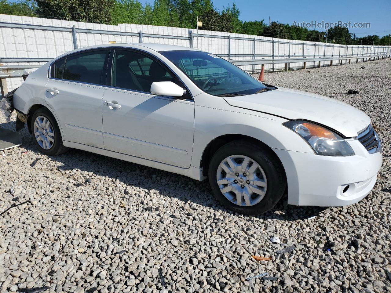 2009 Nissan Altima 2.5 White vin: 1N4AL21E89N487875