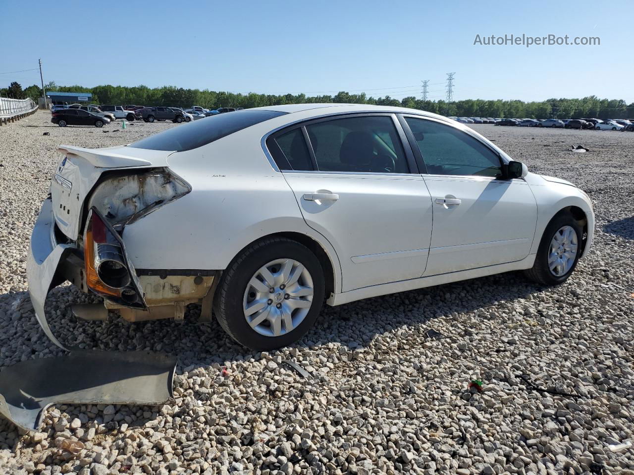 2009 Nissan Altima 2.5 White vin: 1N4AL21E89N487875