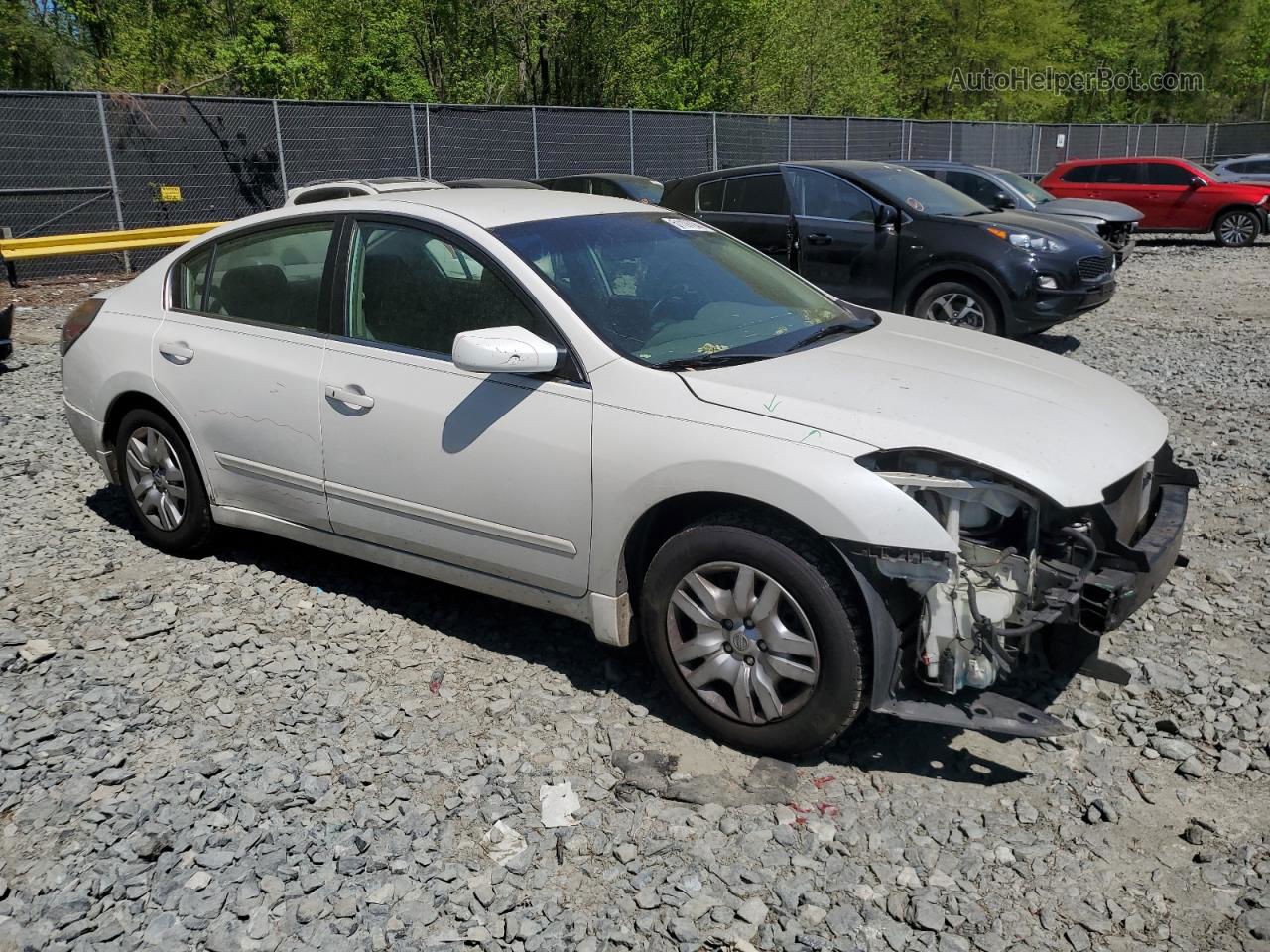 2009 Nissan Altima 2.5 White vin: 1N4AL21E89N561554