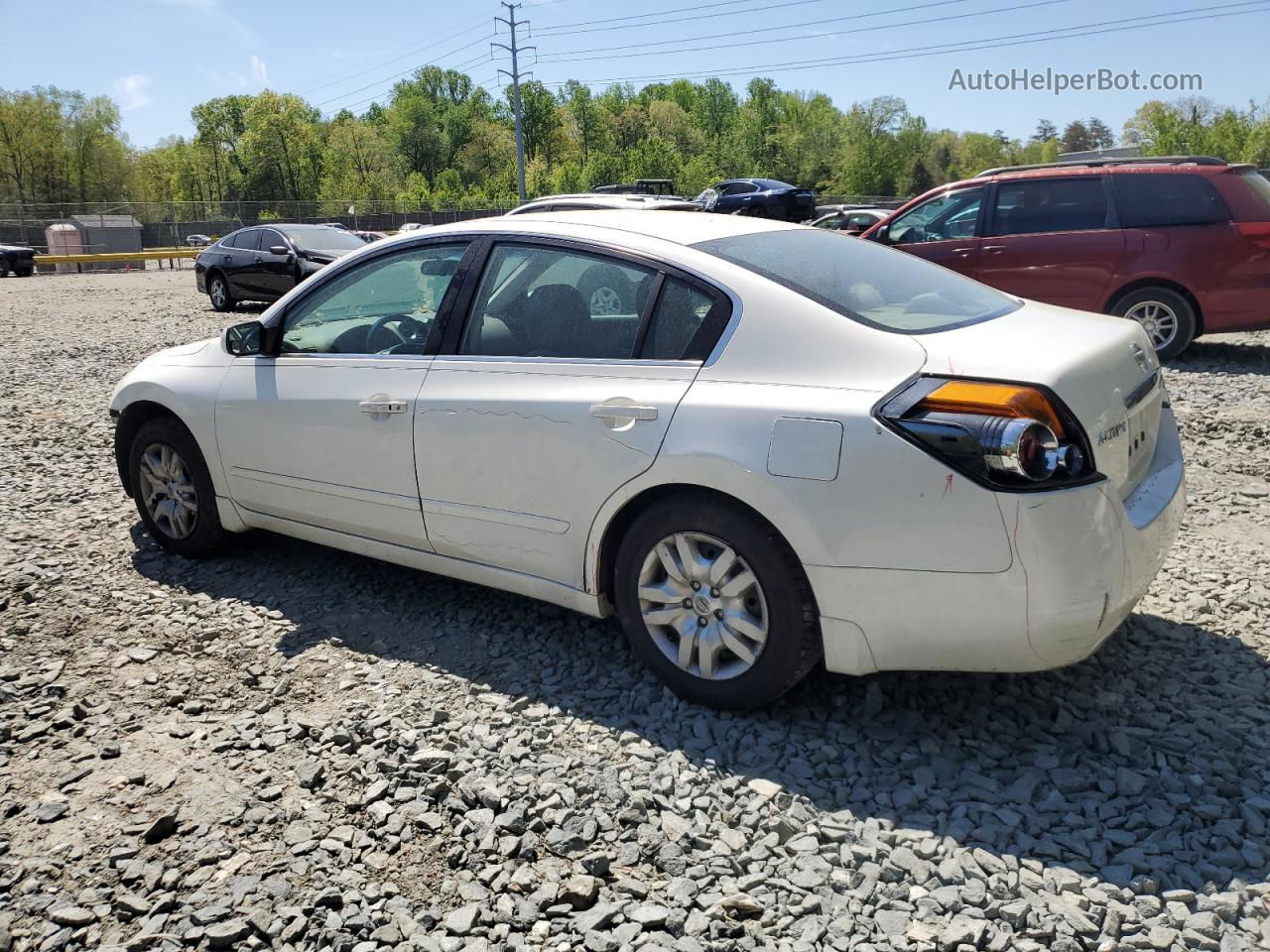 2009 Nissan Altima 2.5 White vin: 1N4AL21E89N561554